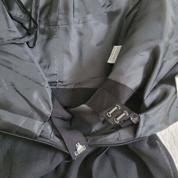 NWT - Nine West Hot 9 Black Silk Strapless Dress - Picture 5 of 8